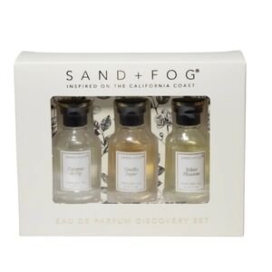 Sand + Fog Eau de Parfum Discovery Set Coconut&Fig Vanilla Sugar Velvet Blossom